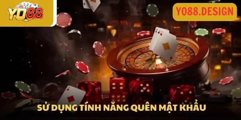 Hướng dẫn mở khóa tài khoản Yo88 bị khóa chi tiết từ A-Z 4 Các bạn nhấn vào nút quên mật khẩu